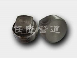 Threaded square plug, pipe plug