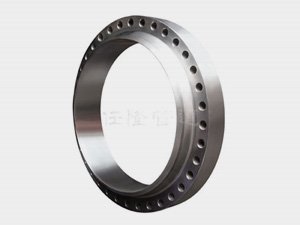 Large-diameter pipe steel flange