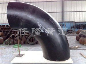 Large-diameter segmented welded elbow